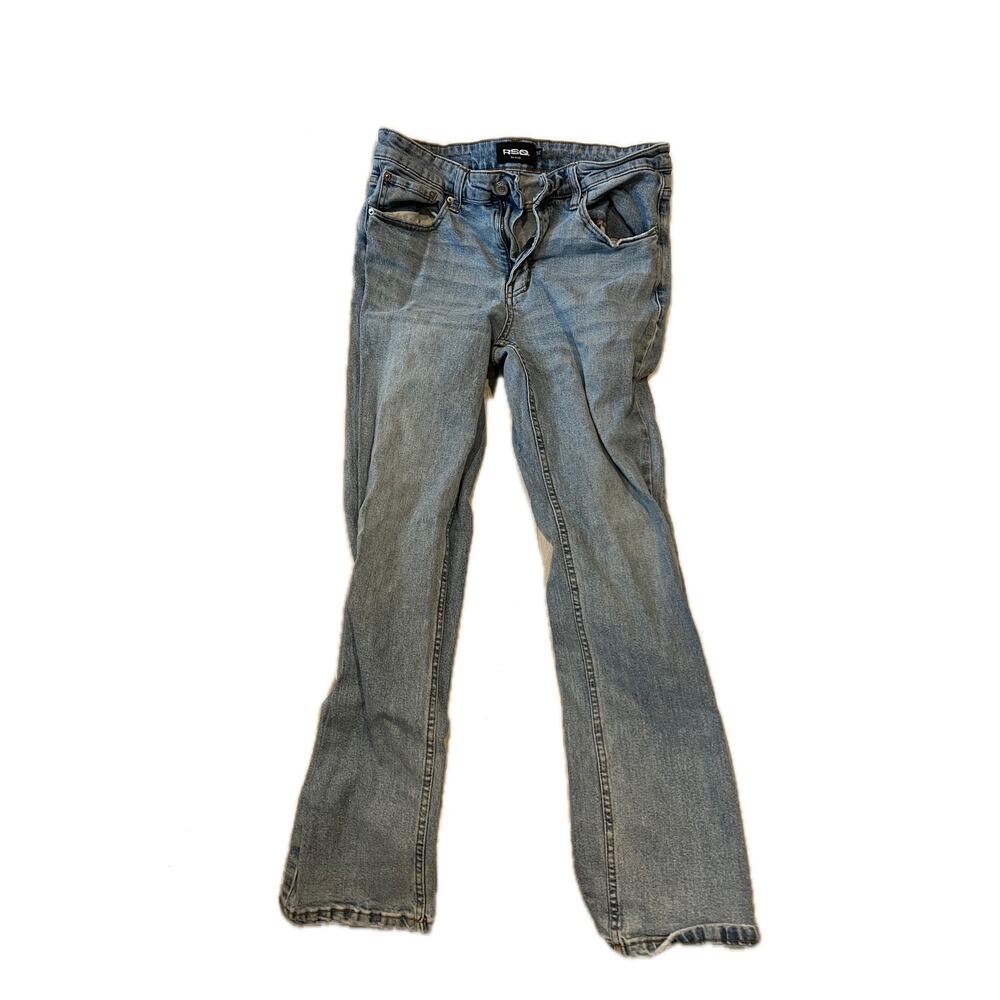 RSQ Slim Straight Blue Jeans Mens 31x32